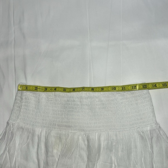 Love Tree White Tiered Mini Skirt New no tag - Picture 4 of 6